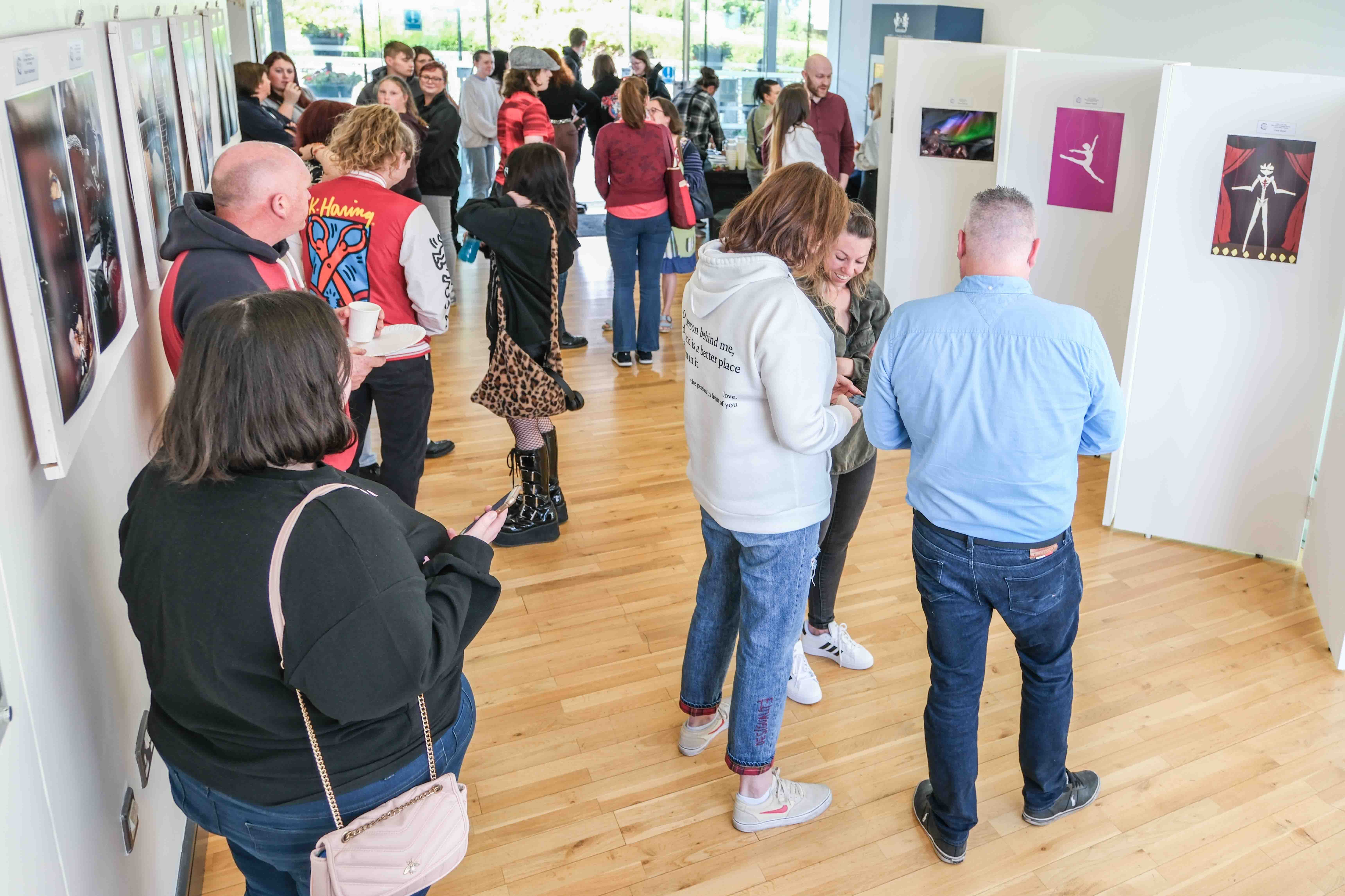 Exhibition Attendees at the Hill of the O'Neill and Ranfurley House Arts & Visitor Centre