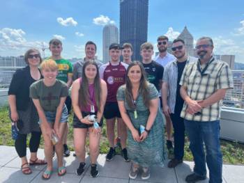 Students from South West College, Northern Ireland, joined Penn State students in Pittsburgh to learn best practices in energy efficient design.