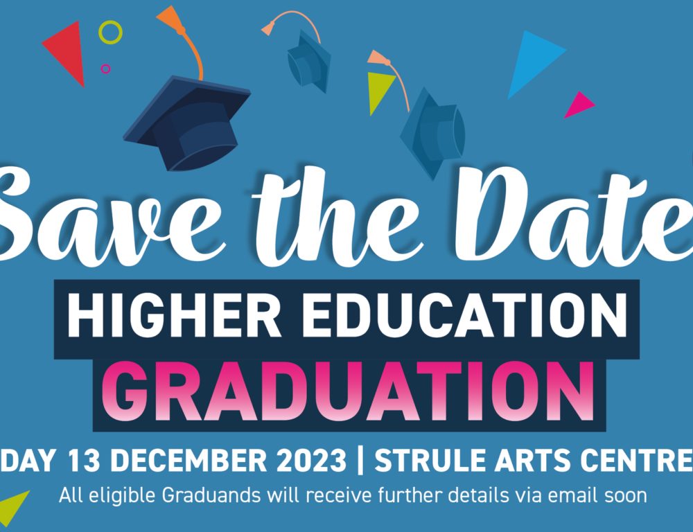 Save the date - Higher Education Winter Graduation 2023