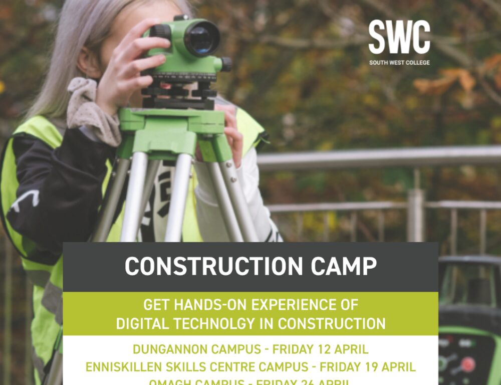 Construction Camp -  Join our FREE taster days at Omagh, Dungannon and Enniskillen!