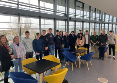 Architectural Technology and Construction Management Students explore world’s first Passive House Premium rated College campus