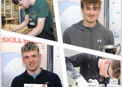 South West College Construction Students build a Bright future at Skillbuild NI Final