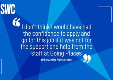 Going Places Programme Inspires Bethany to Achieve
