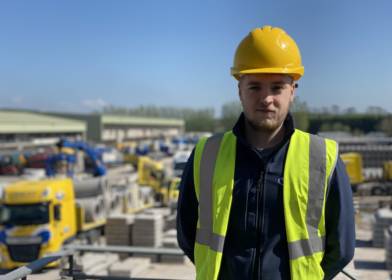 Nathan lays a solid foundation for a successful career in Construction
