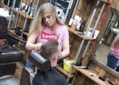 South West College Prepares Jade for Self-Employed Barbering Career