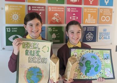 South West College share their expertise with local schools to help tackle climate change