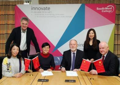 South West College sign MOU with Chinese Automobile & Engineering College