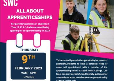 Leaving school and considering an apprenticeship?