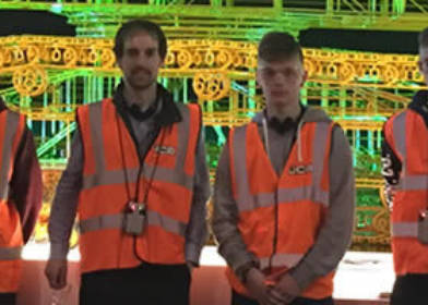 Engineering students visit HQ of iconic global brand JCB